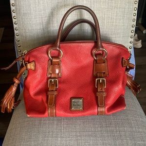 Dooney & Bourke red leather purse.